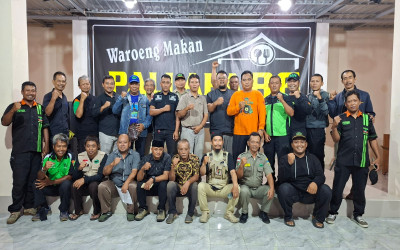 Rapat Koordinasi dan Evaluasi Bankom Nataru RAPI Wilayah 1309 Kabupaten Kediri